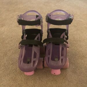 Roller‎ Derby Adjustable Girls Inline Skates purple/pink Size L 12-3